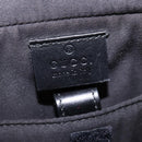 GUCCI Diamante Hand Bag Leather 2way Black Gold 344357 Auth 135065-17