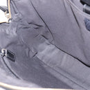 GUCCI Diamante Hand Bag Leather 2way Black Gold 344357 Auth 135065-20