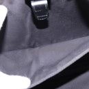 GUCCI Diamante Hand Bag Leather 2way Black Gold 344357 Auth 135065-21