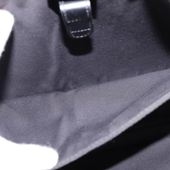 GUCCI Diamante Hand Bag Leather 2way Black Gold 344357 Auth 135065