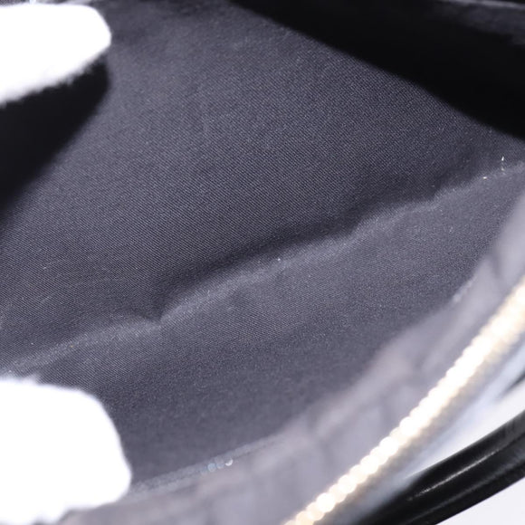 GUCCI Diamante Hand Bag Leather 2way Black Gold 344357 Auth 135065