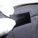 GUCCI Diamante Hand Bag Leather 2way Black Gold 344357 Auth 135065-23