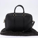 GUCCI Diamante Hand Bag Leather 2way Black Gold 344357 Auth 135065-25