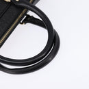 GUCCI Diamante Hand Bag Leather 2way Black Gold 344357 Auth 135065-7