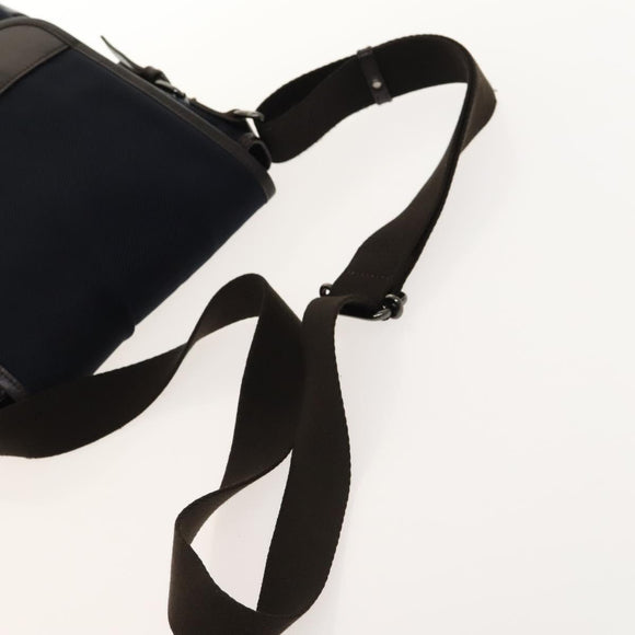 Burberrys Nova Check Black Label Blue Label Pouch Nylon 3Set Navy Auth 135071