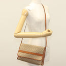 CELINE Macadam Canvas Shoulder Bag PVC Beige Gold Auth 135080-23