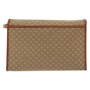 CELINE Macadam Canvas Shoulder Bag PVC Beige Gold Auth 135080-3