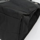 PRADA Hand Bag Nylon Black Silver Auth 135087-16