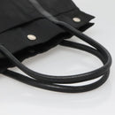 PRADA Hand Bag Nylon Black Silver Auth 135087-7