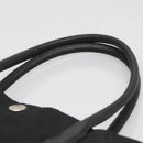 PRADA Hand Bag Nylon Black Silver Auth 135087-8