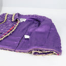 CHANEL Jacket Size 36 Jacket Tweed 34 Purple CC Auth 135090SM-12