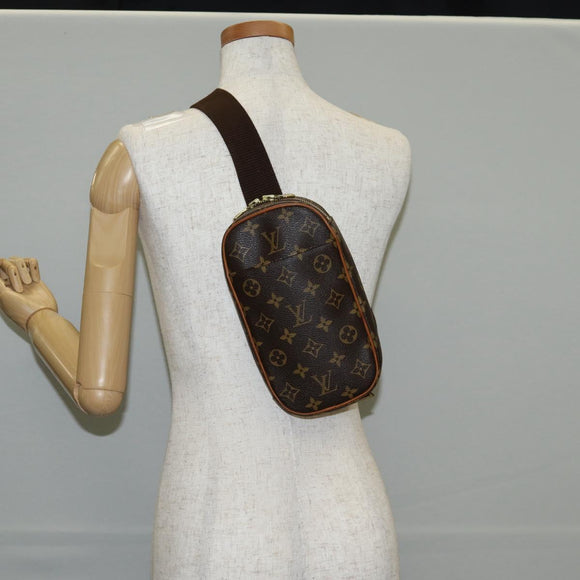 LOUIS VUITTON Monogram Pochette Gange Shoulder Bag M51870 LV Auth 135100A