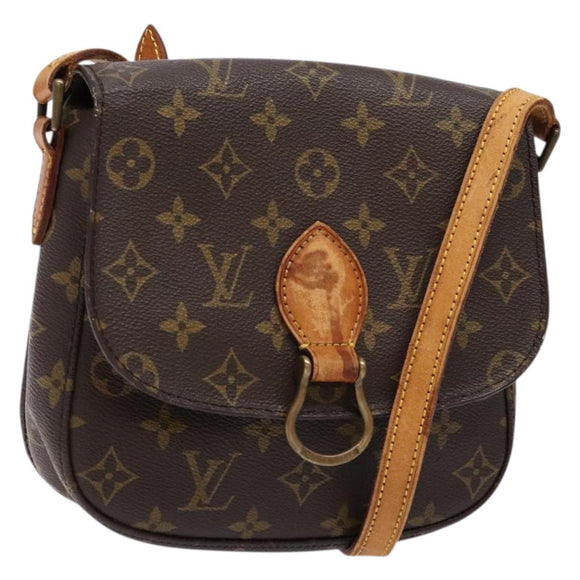 LOUIS VUITTON Monogram Monogram Saint Cloud MM Shoulder Bag M51243 Auth 135106