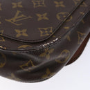 LOUIS VUITTON Monogram Monogram Saint Cloud MM Shoulder Bag M51243 Auth 135106-17