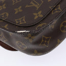 LOUIS VUITTON Monogram Monogram Saint Cloud MM Shoulder Bag M51243 Auth 135106-8