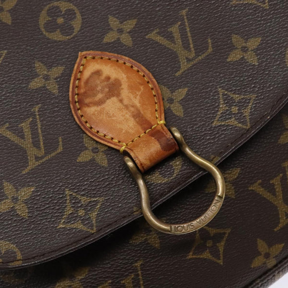 LOUIS VUITTON Monogram Monogram Saint Cloud MM Shoulder Bag M51243 Auth 135106