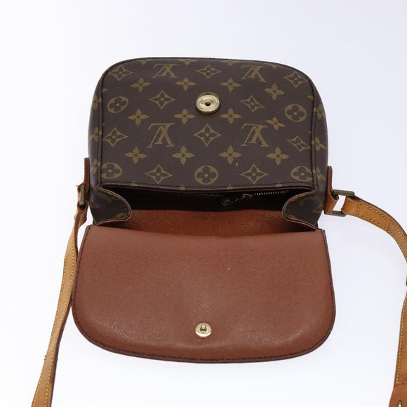 LOUIS VUITTON Monogram Monogram Saint Cloud MM Shoulder Bag M51243 Auth 135106
