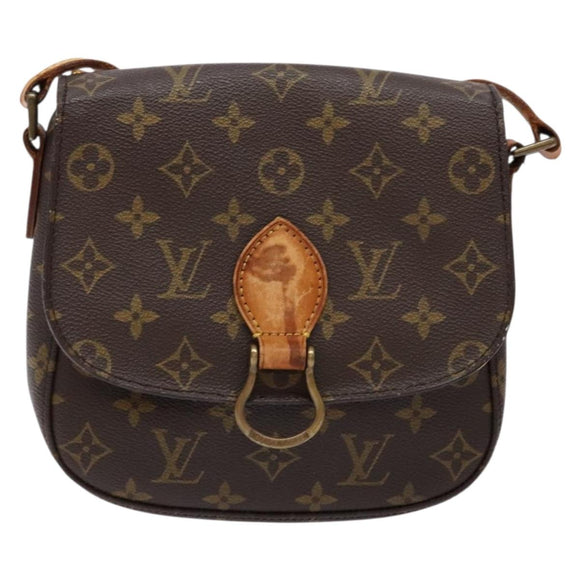 LOUIS VUITTON Monogram Monogram Saint Cloud MM Shoulder Bag M51243 Auth 135106