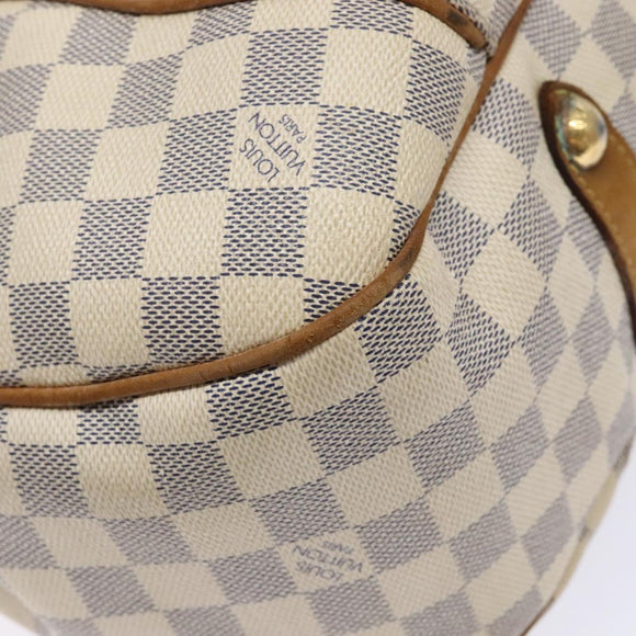 LOUIS VUITTON Damier Azur Galliera PM Shoulder Bag N55215 LV Auth 135112
