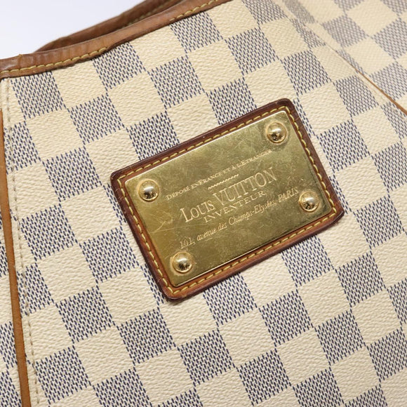 LOUIS VUITTON Damier Azur Galliera PM Shoulder Bag N55215 LV Auth 135112