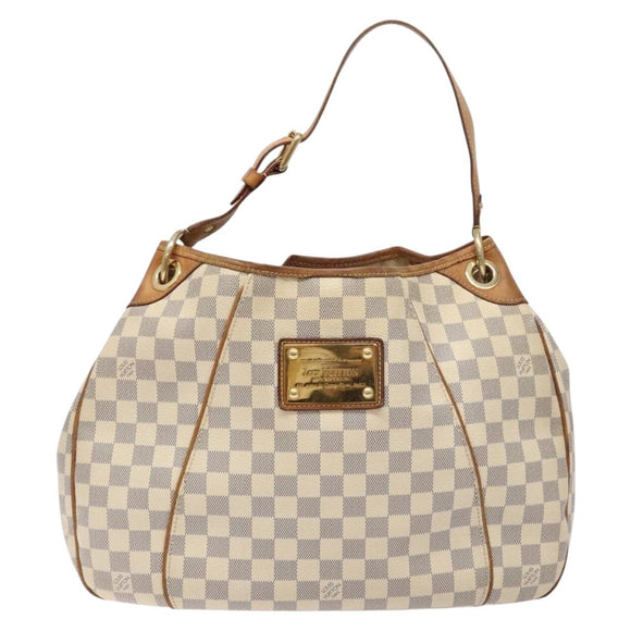 LOUIS VUITTON Damier Azur Galliera PM Shoulder Bag N55215 LV Auth 135112