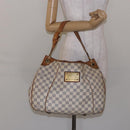 LOUIS VUITTON Damier Azur Galliera PM Shoulder Bag N55215 LV Auth 135112-23