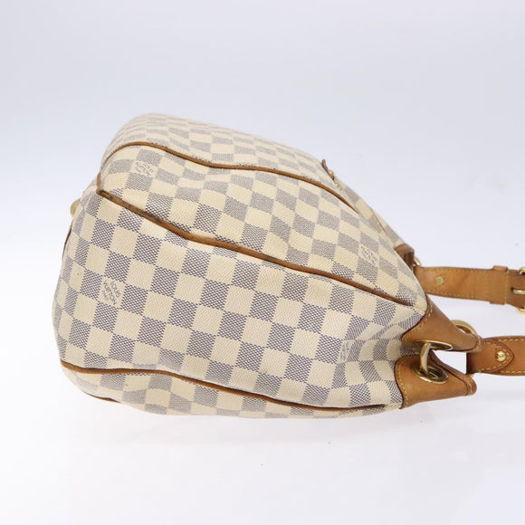 LOUIS VUITTON Damier Azur Galliera PM Shoulder Bag N55215 LV Auth 135112