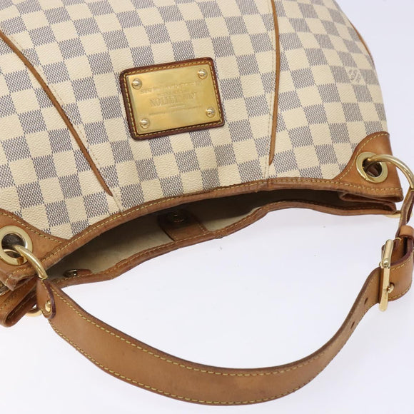 LOUIS VUITTON Damier Azur Galliera PM Shoulder Bag N55215 LV Auth 135112