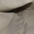 FENDI Zucchino Canvas Mamma Baguette Shoulder Bag PVC Beige Gold Auth 135115A-20