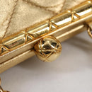 CHANEL Chain Shoulder Bag Lamb Skin Gold Tone CC Auth 135116A-22