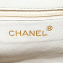 CHANEL Chain Shoulder Bag Lamb Skin Gold Tone CC Auth 135116A-23