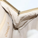 CHANEL Chain Shoulder Bag Lamb Skin Gold Tone CC Auth 135116A-24