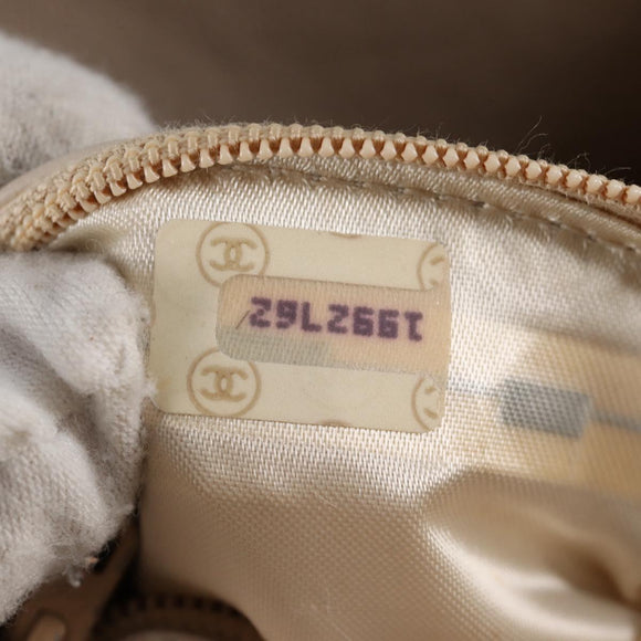 CHANEL Chain Shoulder Bag Lamb Skin Gold Tone CC Auth 135116A