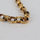 CHANEL Chain Shoulder Bag Lamb Skin Gold Tone CC Auth 135116A-7