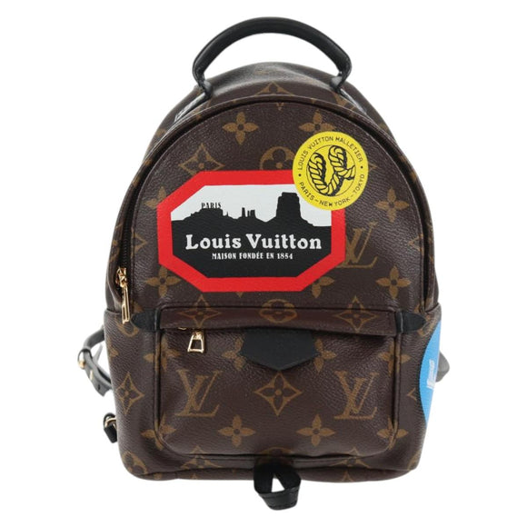 LOUIS VUITTON Monogram World Tour Palm Springs Shoulder Bag M42971 Auth 135119SAM