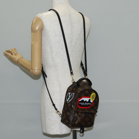 LOUIS VUITTON Monogram World Tour Palm Springs Shoulder Bag M42971 Auth 135119SAM