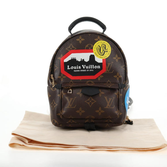 LOUIS VUITTON Monogram World Tour Palm Springs Shoulder Bag M42971 Auth 135119SAM
