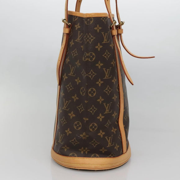 LOUIS VUITTON Monogram Bucket GM Shoulder Bag M42236 LV Auth 135127