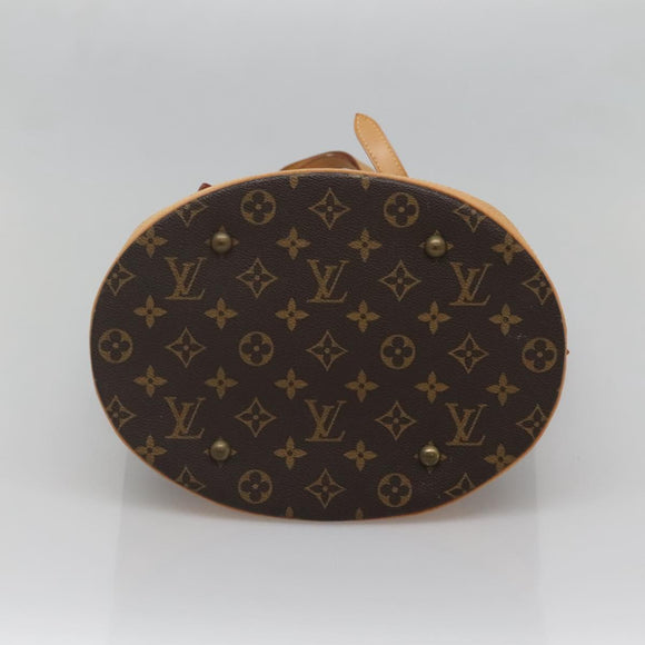 LOUIS VUITTON Monogram Bucket GM Shoulder Bag M42236 LV Auth 135127