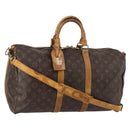 LOUIS VUITTON Monogram Keepall Bandouliere 45 Boston Bag M41418 LV Auth 135131-1
