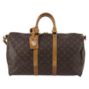 LOUIS VUITTON Monogram Keepall Bandouliere 45 Boston Bag M41418 LV Auth 135131-2
