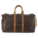 LOUIS VUITTON Monogram Keepall Bandouliere 45 Boston Bag M41418 LV Auth 135131-3