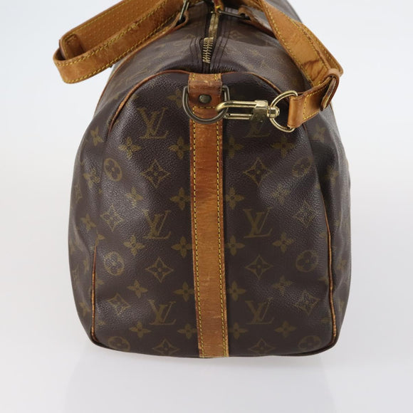 LOUIS VUITTON Monogram Keepall Bandouliere 45 Boston Bag M41418 LV Auth 135131