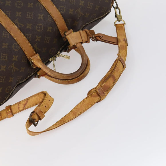 LOUIS VUITTON Monogram Keepall Bandouliere 45 Boston Bag M41418 LV Auth 135131
