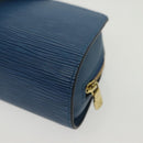 LOUIS VUITTON Epi Dauphin PM Pouch Blue M48445 LV Auth 135132-16