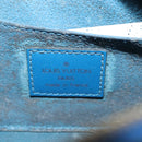 LOUIS VUITTON Epi Dauphin PM Pouch Blue M48445 LV Auth 135132-9