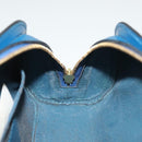 LOUIS VUITTON Epi Dauphin PM Pouch Blue M48445 LV Auth 135132-17