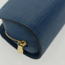 LOUIS VUITTON Epi Dauphin PM Pouch Blue M48445 LV Auth 135132-7