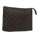 LOUIS VUITTON Monogram Poche Toilette 26 Pouch M47542 LV Auth 135138-1