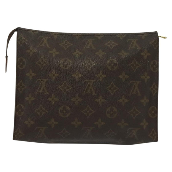 LOUIS VUITTON Monogram Poche Toilette 26 Pouch M47542 LV Auth 135138